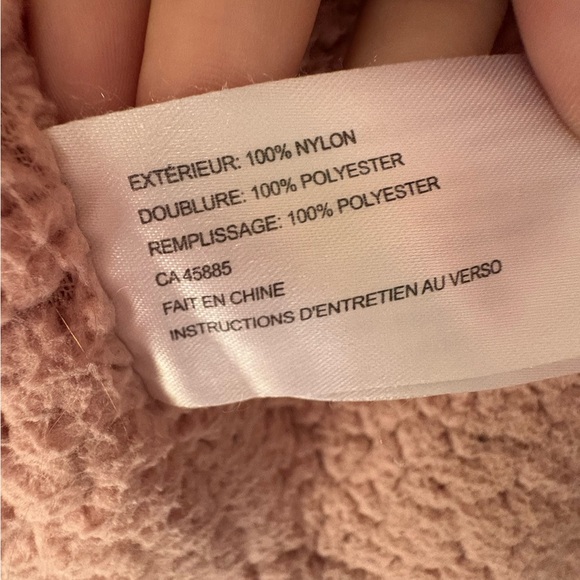 Michael Kors Girls Puffer Jacket With Hood/ Black Girls Size 16, fleece lined - Picture 8 of 9